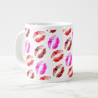 Süßes Kuss-Lippenkennzeichen Jumbo-Tasse