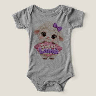 Süßes Lamm-Baby-Body