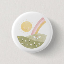 Süßes Lamm-Baby-Wasserfarbe Neues Baby Button