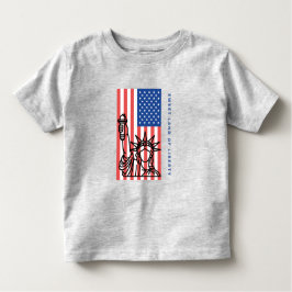 Süßes Land der Freiheit, amerikanische Flagge, 4.  Kleinkind T-shirt