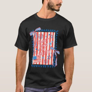 Süßes Land der Freiheit Patriotische Kokette USA-S T-Shirt