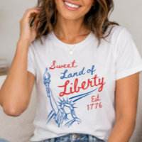 Süßes Land der Freiheit-Shirt