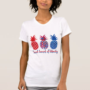 Süßes Land von Freiheits-Ananas T-Shirt
