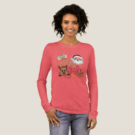 Süßes Langarm-T-Shirt für Mädchen  Tri-Blend Shirt