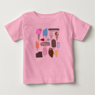 Süßes Leckereieiscreme-Shirt Baby T-shirt