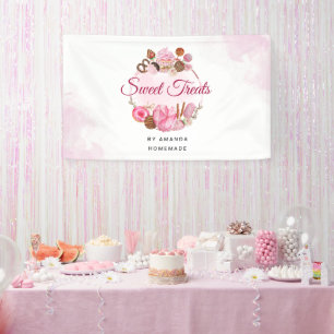 Süßes Leckereien Bäckerei Banner