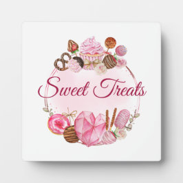 Süßes Leckereien Bäckerei Fotoplatte