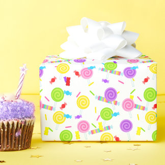 Süßes Leckereien-Umschlagpapier Geschenkpapier