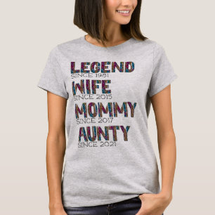 Süßes Leoparden-Muster-Geschenk Mutter Mama Legend T-Shirt