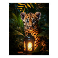 Süßes Leopardenkind