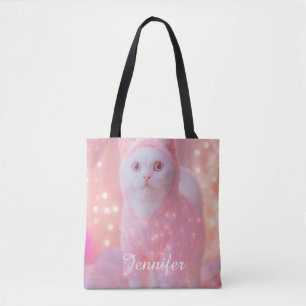 Süßes leuchtendes Rentier-Kitty Winterfantasie