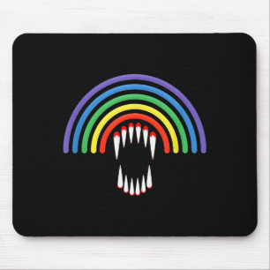 Süßes Lgbtq Vamre Lgbt Halloween Geist Regenbogen  Mousepad