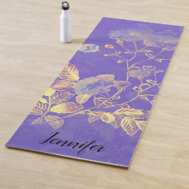 Süßes LILA personalisiertes Yoga Mat Yogamatte