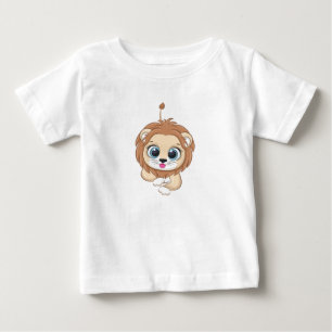 Süßes Löwenbaby-T-Shirt Baby T-shirt