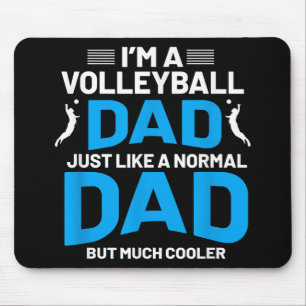 Süßes lustiges Volleyball-Geschenk für Väter und M Mousepad