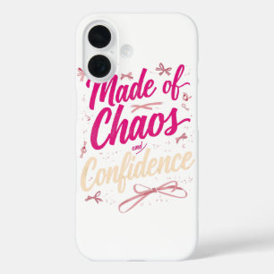 Süßes Mädchen, bestehend aus Chaos und Selbstvertr iPhone 16 Hülle