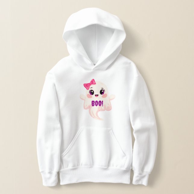 Süßes Mädchen Boo! Geist Hoodie (Ablage )