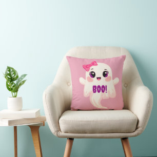 Süßes Mädchen Boo! Geist Kissen