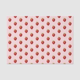 Süßes Mädchen Erdbeere Rosa Seidenpapier
