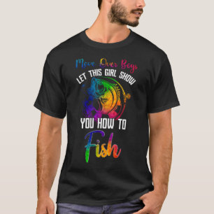 Süßes Mädchen Fischen T-Shirt
