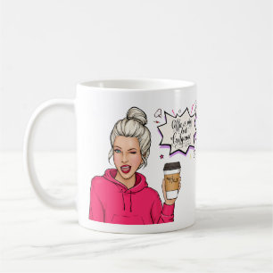 Süßes Mädchen Kaffee Liebhaber Geschenk Kaffeetasse