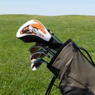 Süßes Mädchen mit Buchstabe M Wurfdecke Golf Headcover