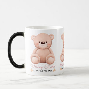 Süßes Mädchen Orange Teddy Bär Mami werdende Baby- Verwandlungstasse