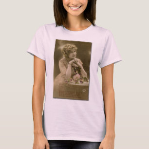 Süßes Mädchen, Paris Frankreich T-Shirt