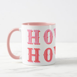 Süßes Mädchen-Rosa-Cowgirl-Howdy Tasse