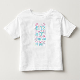 Süßes Mädchen-Sprichwort Kleinkind T-shirt