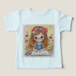 Süßes Mädchen-T-Shirt – Süßer und verspielter Stil