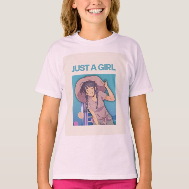süßes Mädchen-T-Shirt T-Shirt (Vorderseite)