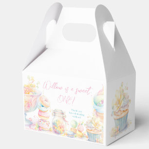 Süßes Mädchen zum ersten Geburtstag Geschenkschachtel