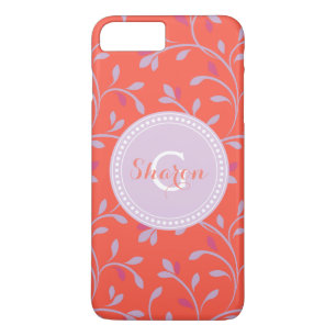 Süßes, mädchenhaftes, farbenfrohes, rotes Blumenmu Case-Mate iPhone Hülle