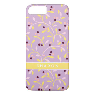 Süßes, Mädchenhaftes, Pastell-Violett-Blumenmuster Case-Mate iPhone Hülle