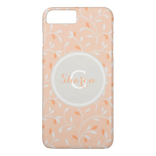 Süßes, Mädchenhaftes, Pastelloranges Blumenmuster- Case-Mate iPhone Hülle
