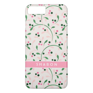 Süßes, Mädchenhaftes, Pastellrosa, Florales Muster Case-Mate iPhone Hülle