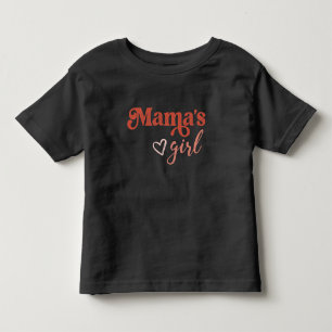 Süßes Mama-Mädchen-Mutter-Tochter-T-Shirt Kleinkind T-shirt