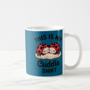 Süßes Marienkäfer-Paar Das ist mein Kuscheln Kaffeetasse