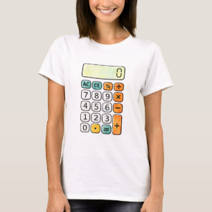 Süßes Mathe-Rechner T-Shirt für Kinder in der Schu