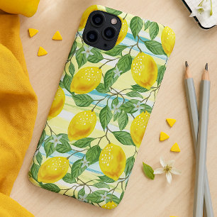 Süßes mediterranes Sommer-Limonen-Frucht-Art-Muste iPhone 16 Pro Max Hülle