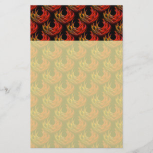 Süßes modernes Boho-elegantes abstraktes Kunstmust Briefpapier