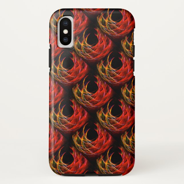 Süßes modernes Boho-elegantes abstraktes Kunstmust Case-Mate iPhone Hülle (Rückseite)