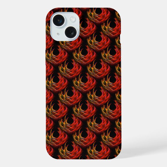 Süßes modernes Boho-elegantes abstraktes Kunstmust iPhone Hülle (Rückseite)