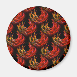 Süßes modernes Boho-elegantes abstraktes Kunstmust Magnet