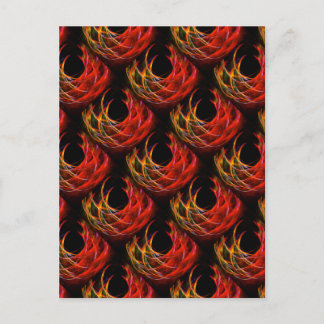 Süßes modernes Boho-elegantes abstraktes Kunstmust Postkarte