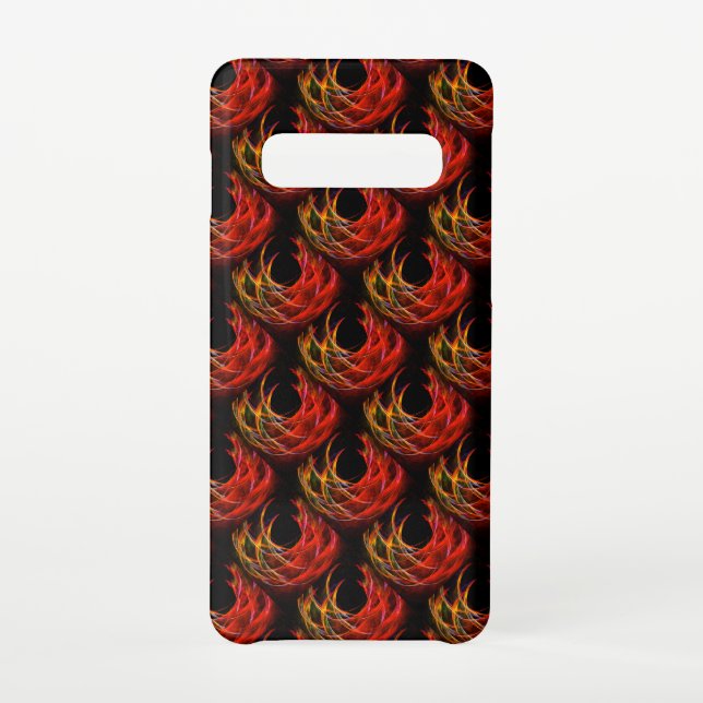Süßes modernes Boho-elegantes abstraktes Kunstmust Samsung Galaxy Hülle (Rückseite)