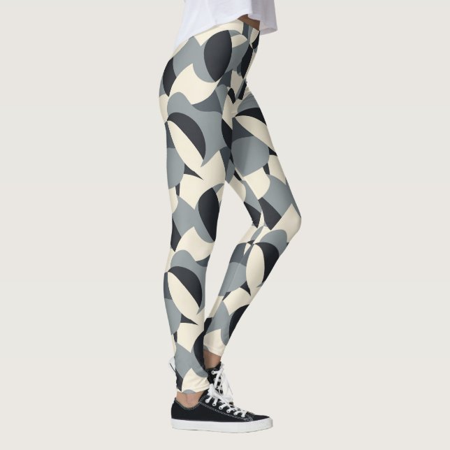 Süßes modernes Fliesenmuster  Leggings (Rechts)