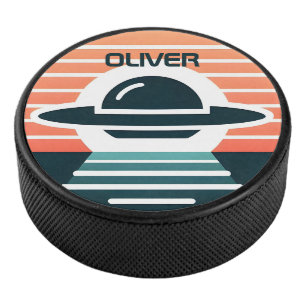 Süßes modernes minimalistisches UFO-Design bei Son Eishockey Puck