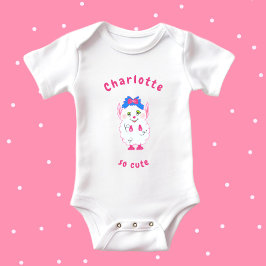 Süßes Monster Baby Strampler